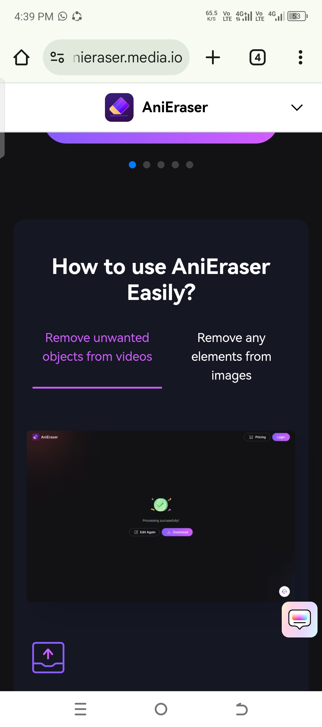 Anieraser watermark remover for images and videos