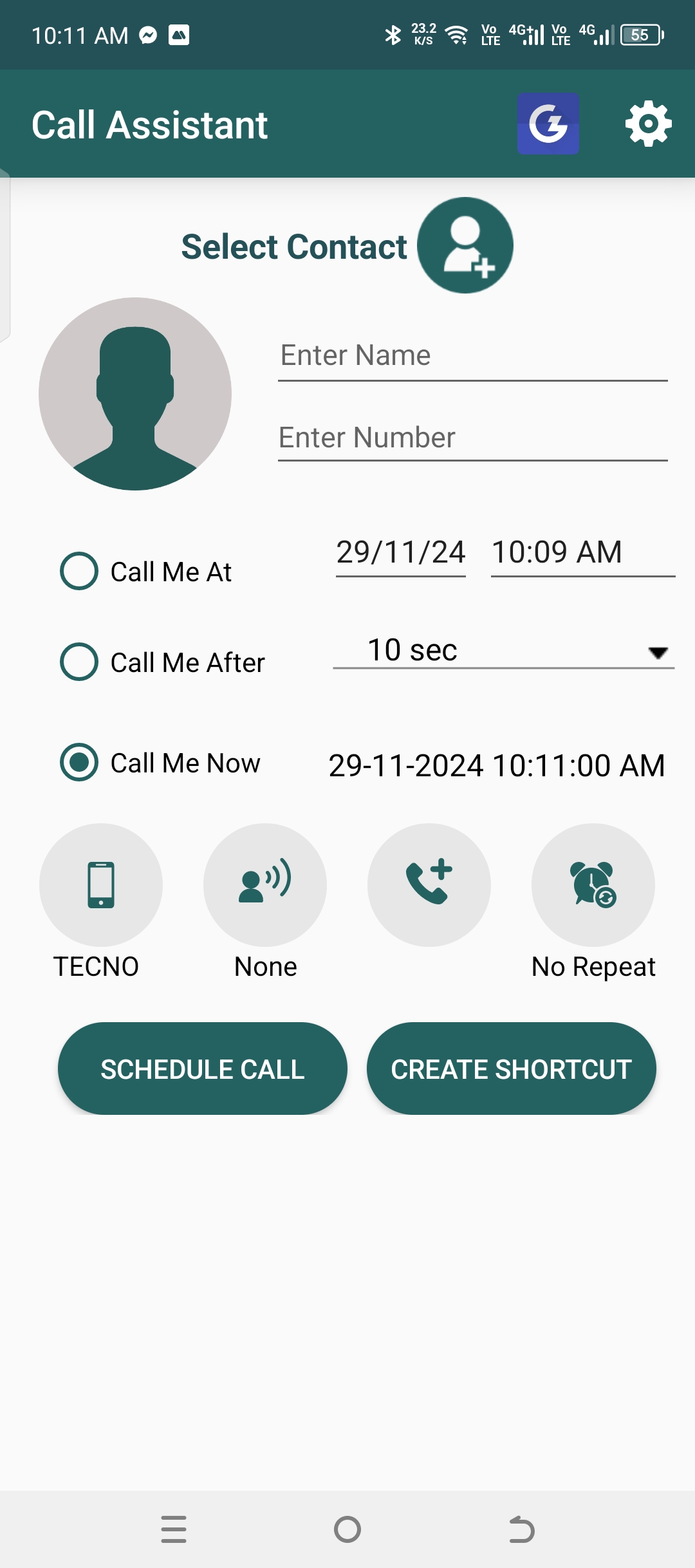 Call Assistant Fake call Apk 