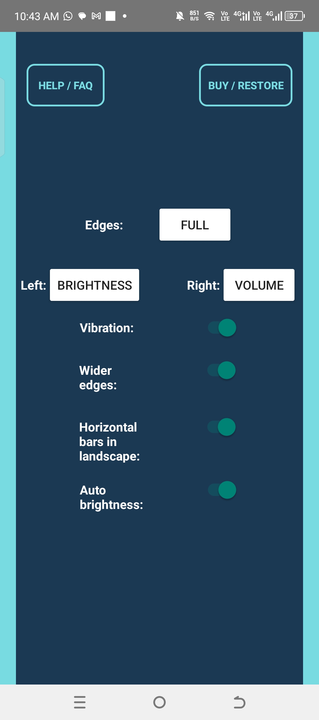 Edge control APK best 2025