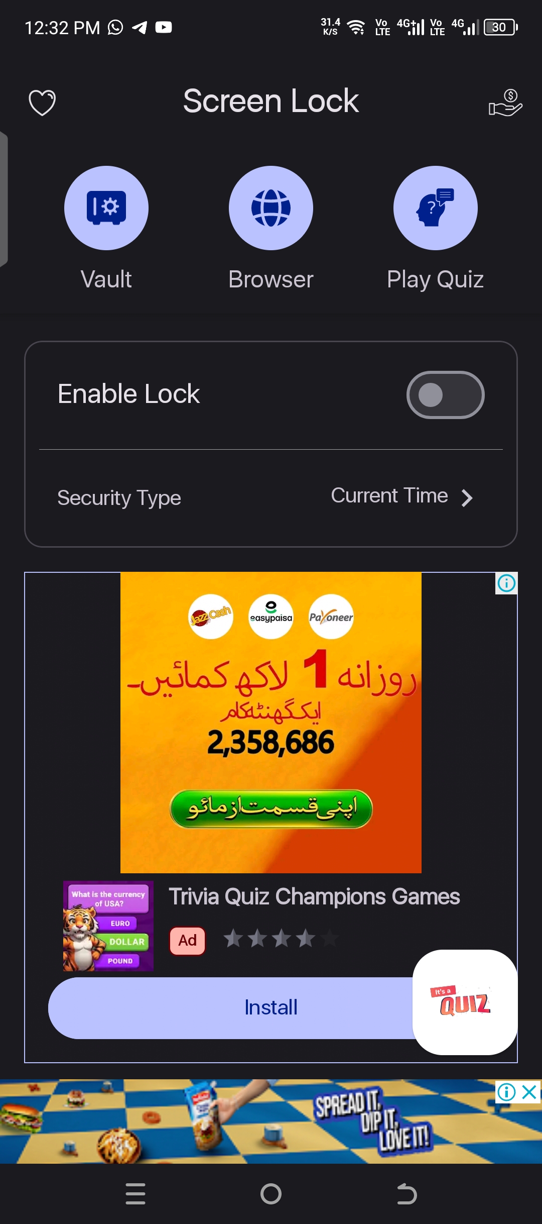 Screen Lock - Time Password Apk