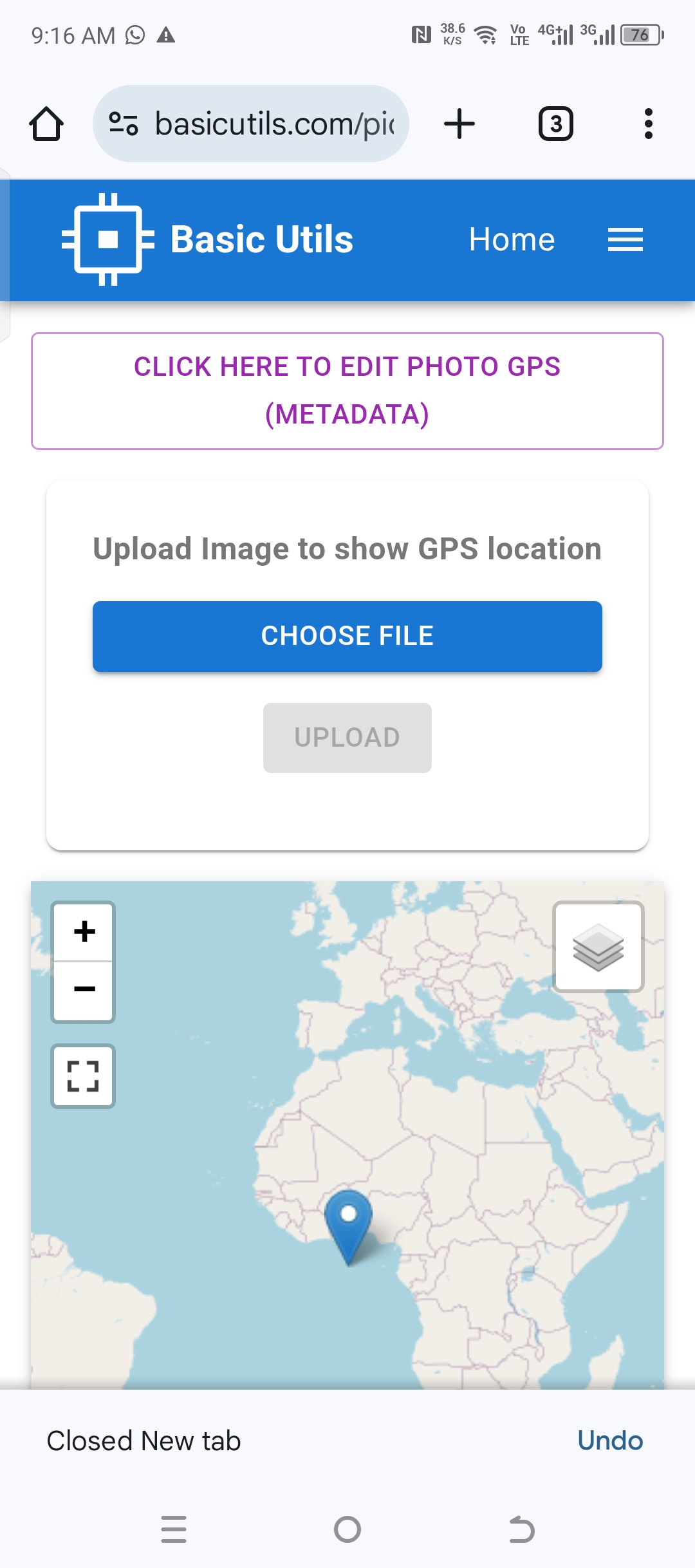 Pic2map Online Tool Basicutils
