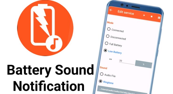 Battery sound notification apk
