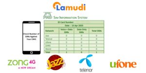 How to Check Mobile Number in Your CNIC
