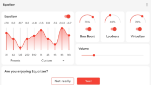 Flat Equalizer Bass Booster